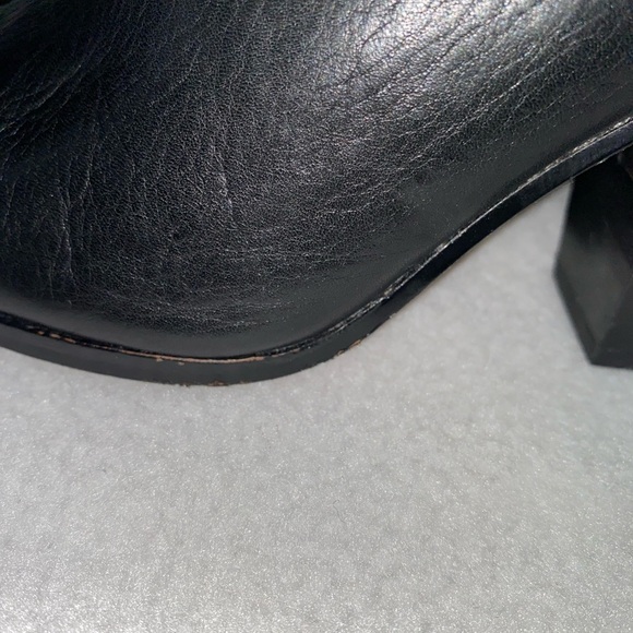 Dolce Vita Size 9 1/2 Black Leather Ankle Boots - Picture 7 of 15